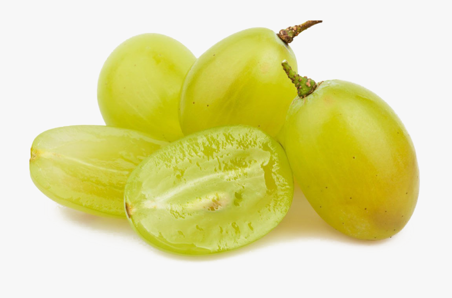 Green Grapes Transparent Png - Seedless Grapes Cut Open, Transparent Clipart