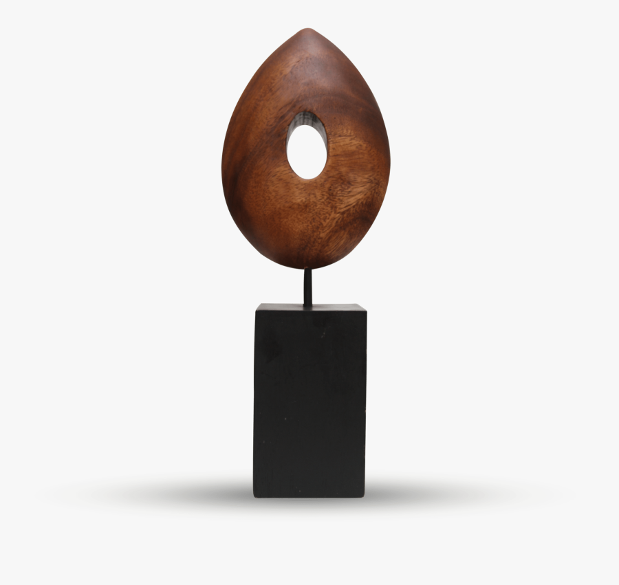 Teardrop Wooden Ruby Atelier - Bronze Sculpture, Transparent Clipart