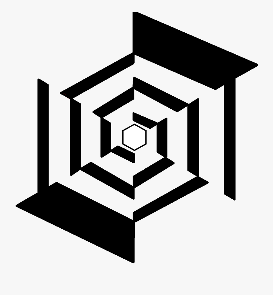Hexagon Wiki - Hexagon Spiral, Transparent Clipart
