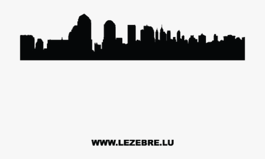 City Of Lights Background Silhouette, Transparent Clipart