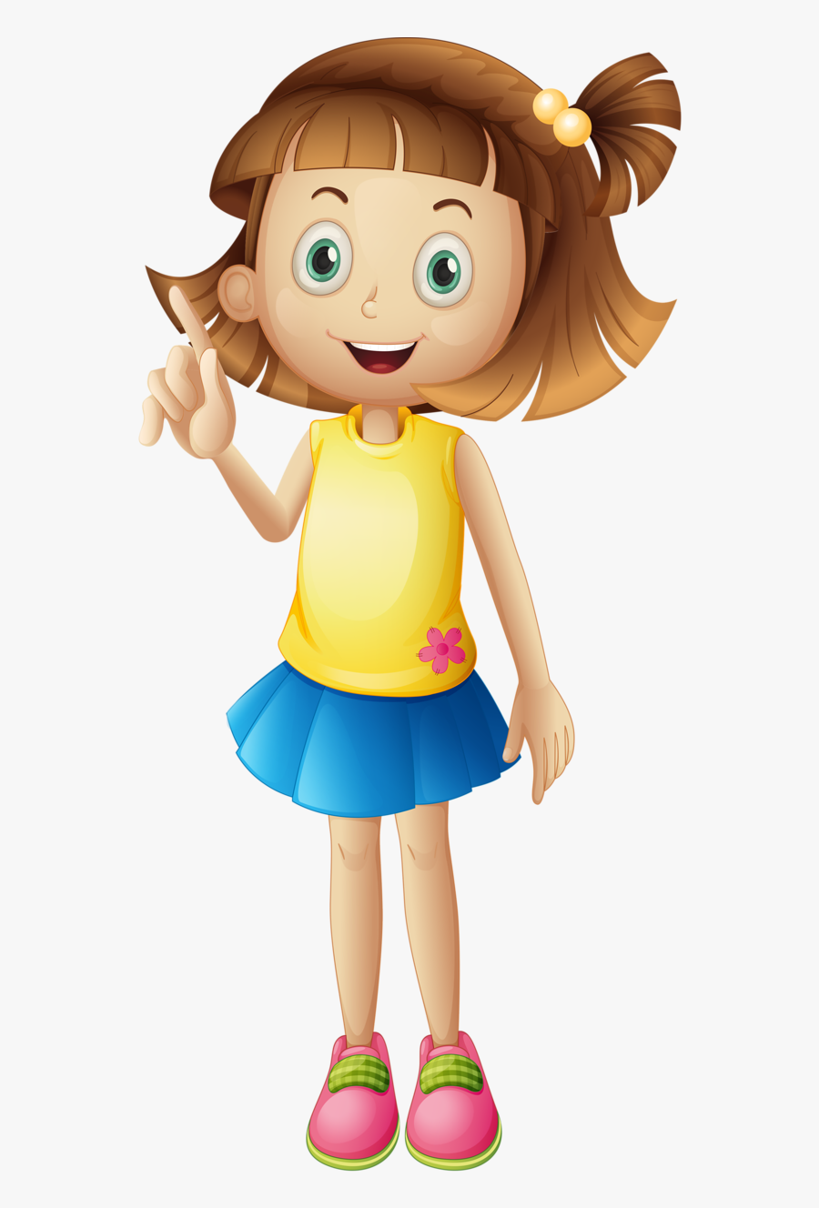 Child Cartoon Girl, Transparent Clipart