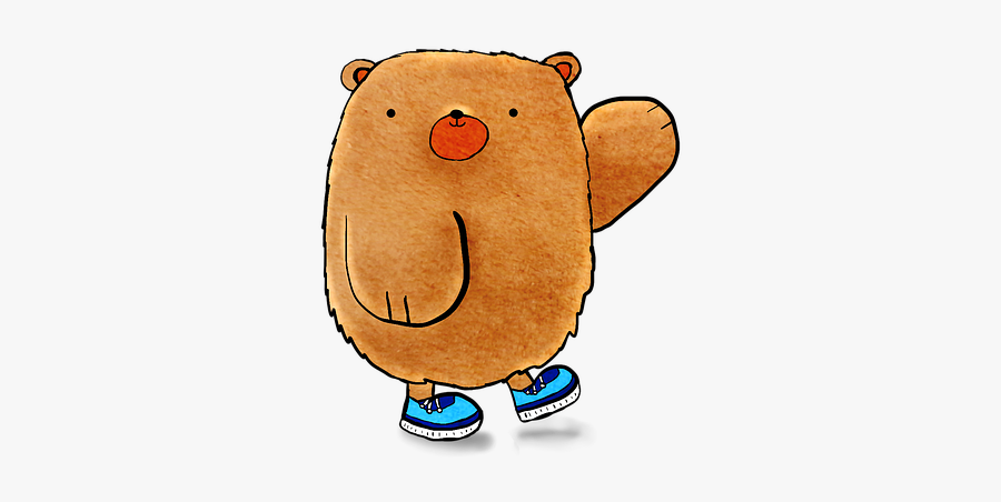 Bear, Cute Bear, Cartoon, Adorable, Cute, Animal - Hola Cute, Transparent Clipart