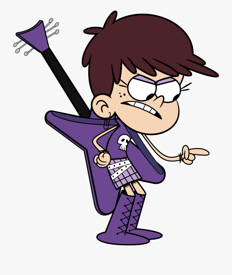 Season 2 Episode 14b - Luna Loud Playing Guitar, Transparent Clipart