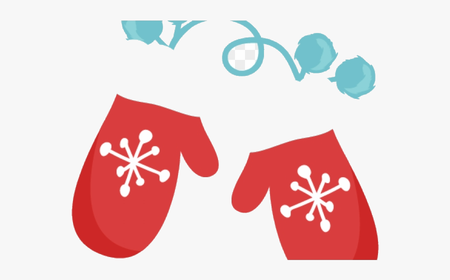 Mittens Winter Clipart Red Transparent Png - Winter Clipart, Transparent Clipart