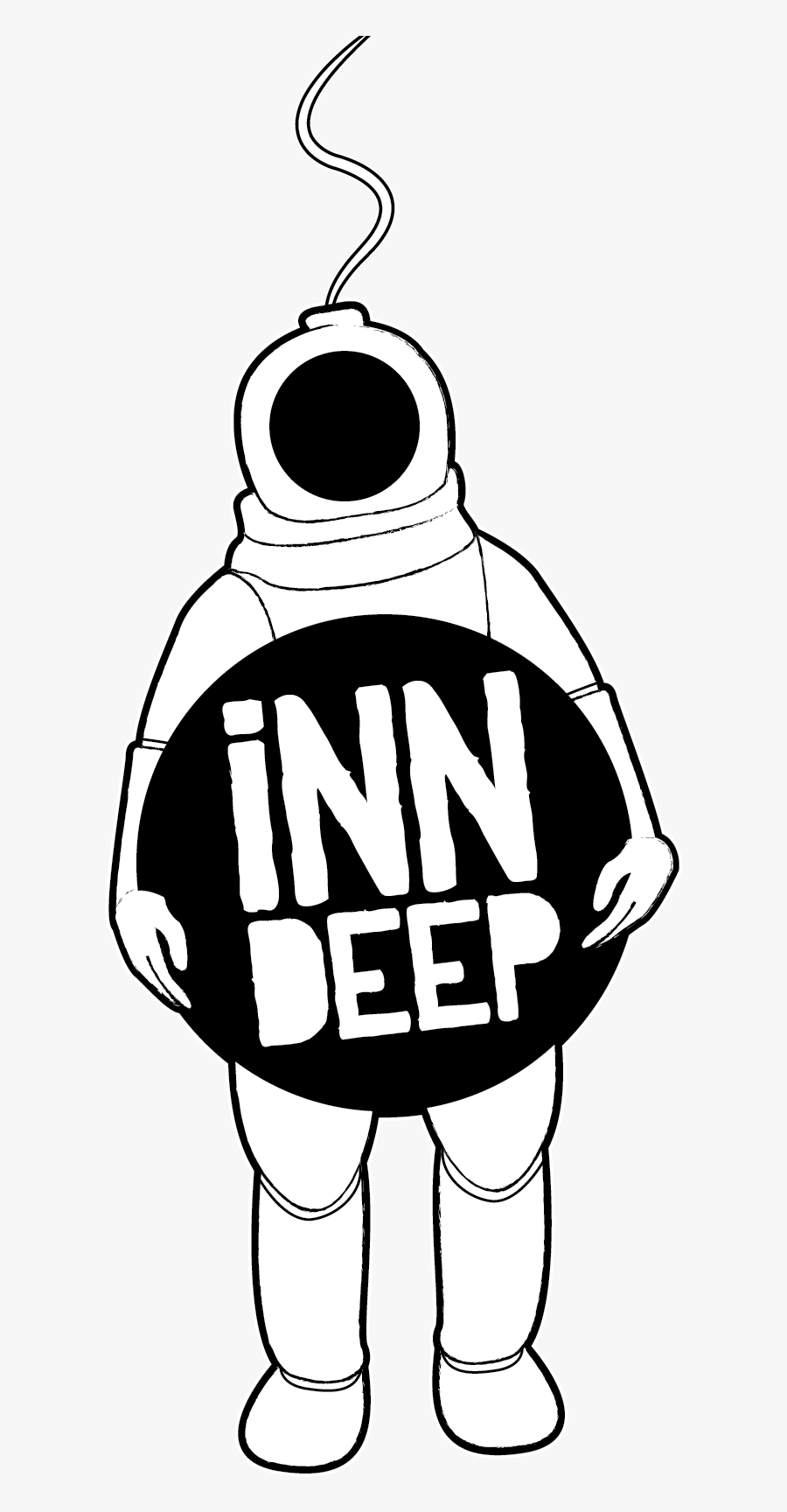 Inn Deep Logo, Transparent Clipart