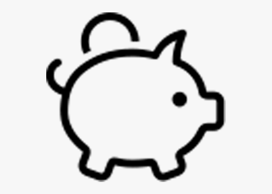 Clip Art Piggy Bank, Transparent Clipart