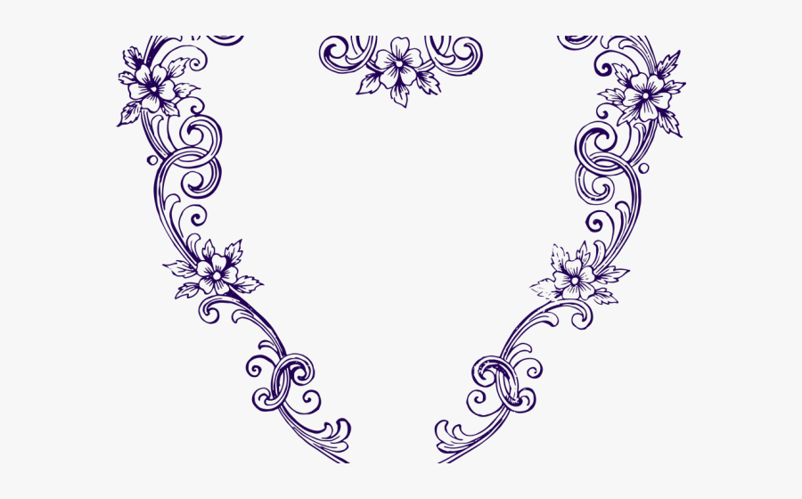 Heart Purple Png, Transparent Clipart