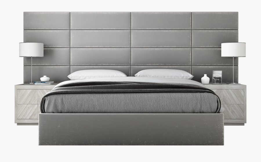 Platform Bed Png - Wall Mounted Headboard, Transparent Clipart