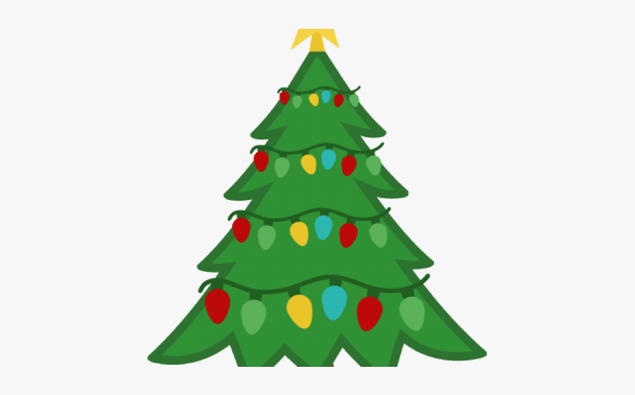 Simple Christmas Tree Clipart, Transparent Clipart