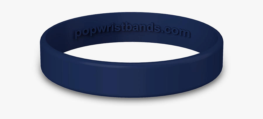 Hospital Clipart Wristband - Navy Blue Rubber Bracelet, Transparent Clipart