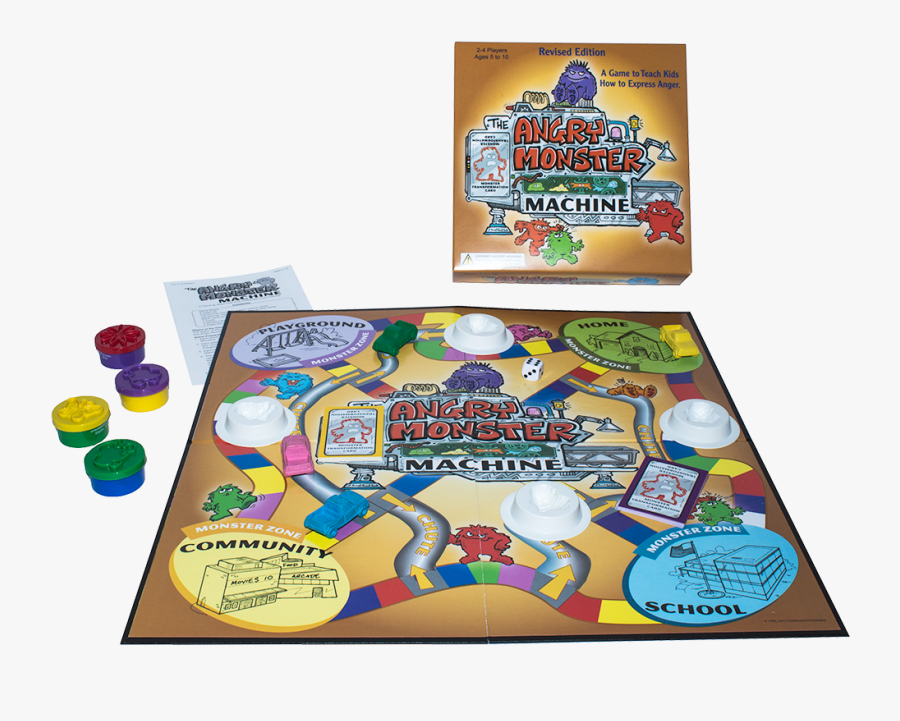 Transparent Board Game Clipart - Angry Monster Machine Game, Transparent Clipart