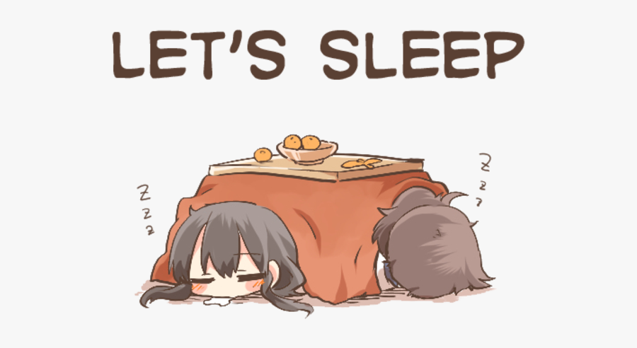 Let"s Sleep 2 2 2 Cartoon Mammal Vertebrate Text - Anime Girl Go To Sleep, Transparent Clipart