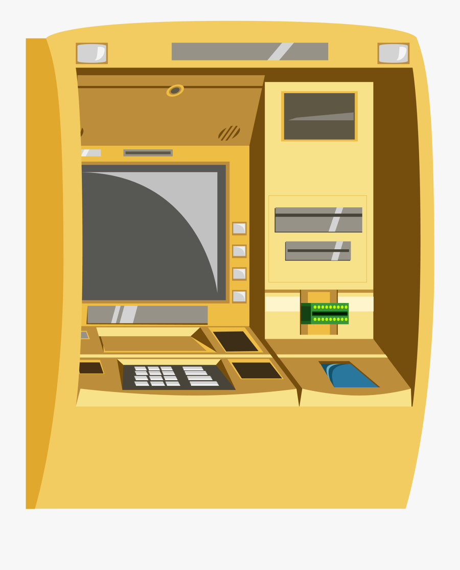 Cash Deposit Machine Clipart, Transparent Clipart