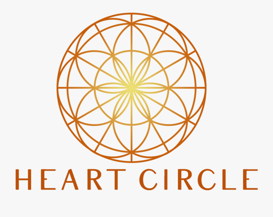 Clip Art Heart Circle - Seed Of Life, Transparent Clipart