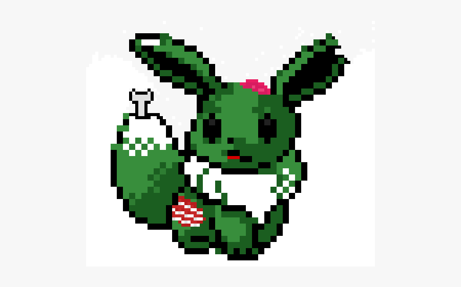 Minecraft Pixel Art Pokemon Eevee, Transparent Clipart