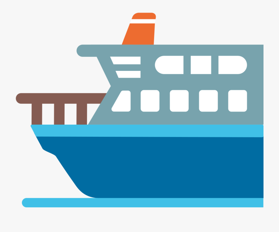 Ship Svg Passenger - Balsa Emoji, Transparent Clipart