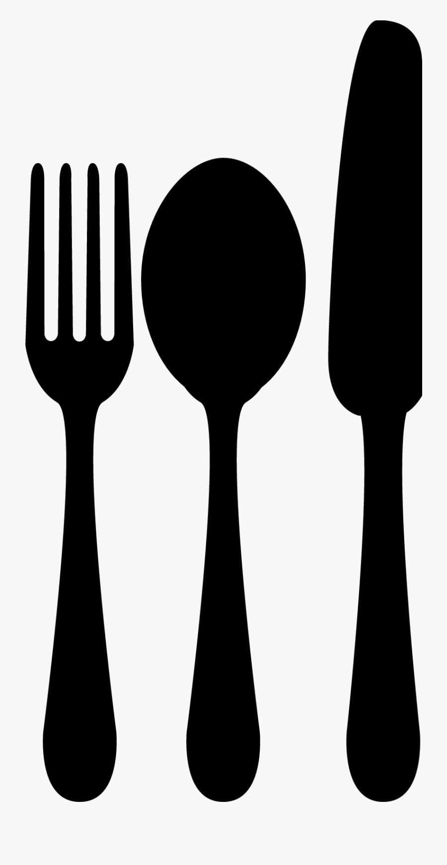 Spoon Fork Knife - Fork Spoon Knife Clipart, Transparent Clipart