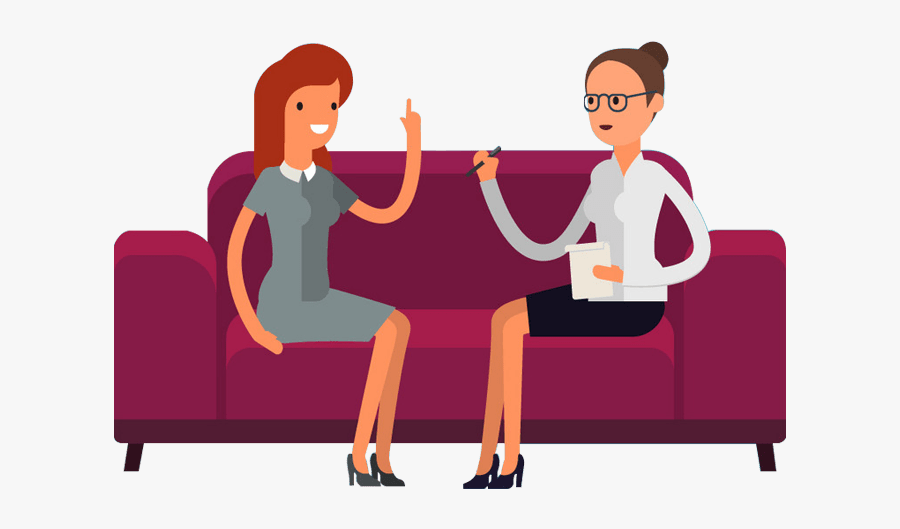 People Talking On Couch Clipart, Transparent Clipart
