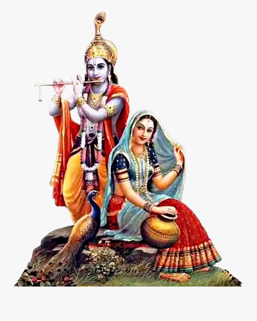 Transparent Krishna Png - Transparent Radha Krishna Png, Transparent Clipart