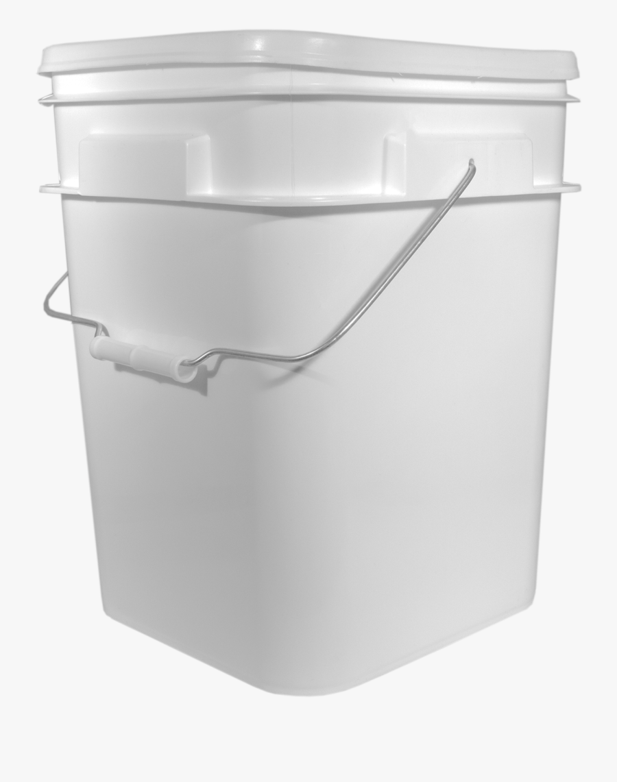 Bucket Transparent Food Grade Plastic - Plastic, Transparent Clipart
