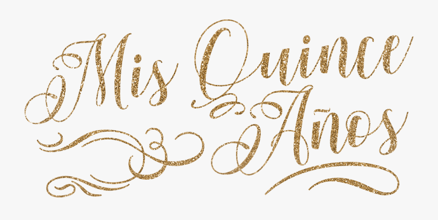 Calligraphy - Mis 15 Años Png , Free Transparent Clipart - ClipartKey