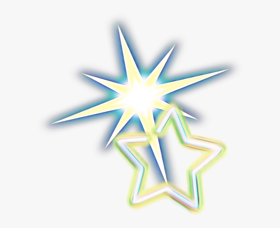 Transparent Star Glow Png - Graphic Design, Transparent Clipart