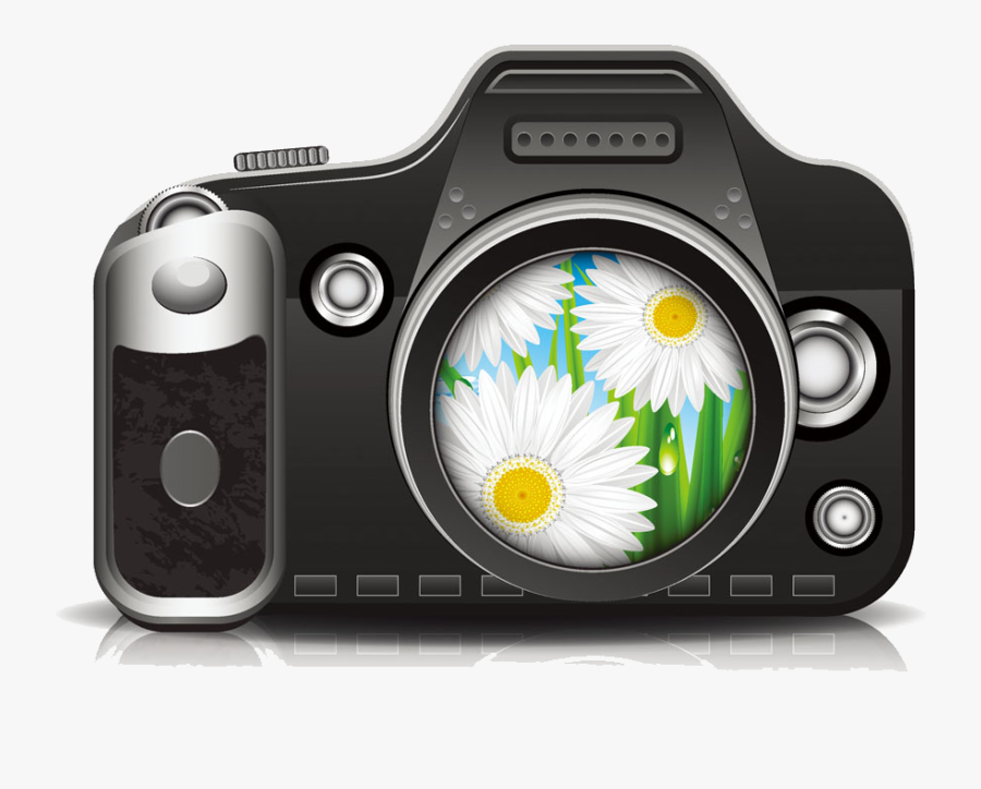 Camera Photography Shutter - Cartoon Camera, Transparent Clipart