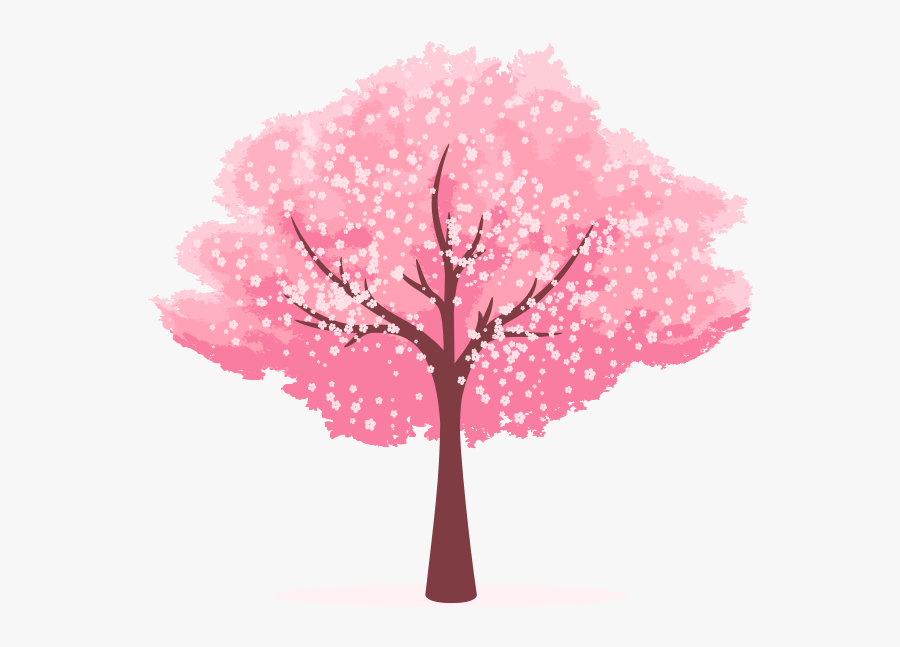 Cherry Blossom Clip Art - Cherry Blossom Tree Clipart , Free