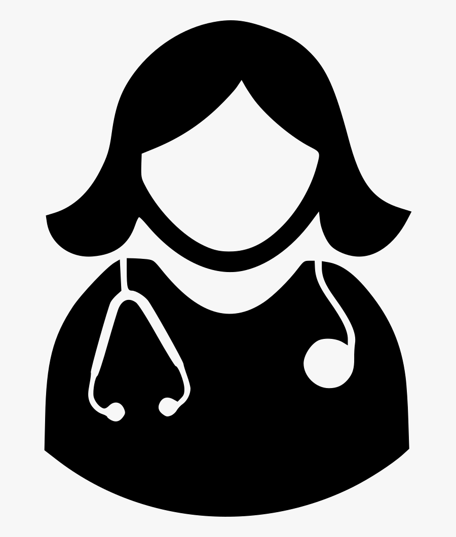 Female Doctor - Female Doctor Icon Png, Transparent Clipart