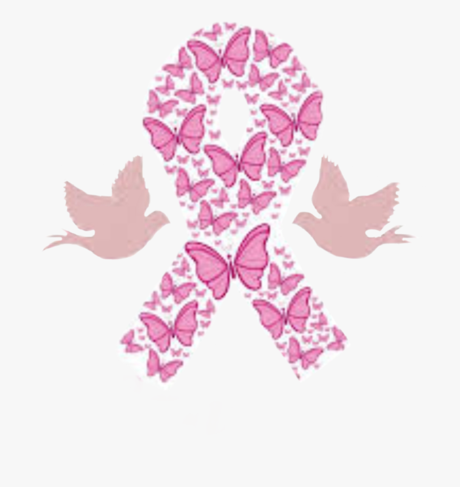 #breastcancerawareness #breastcancer #pink #ribbon - Cute Breast Cancer Logo, Transparent Clipart