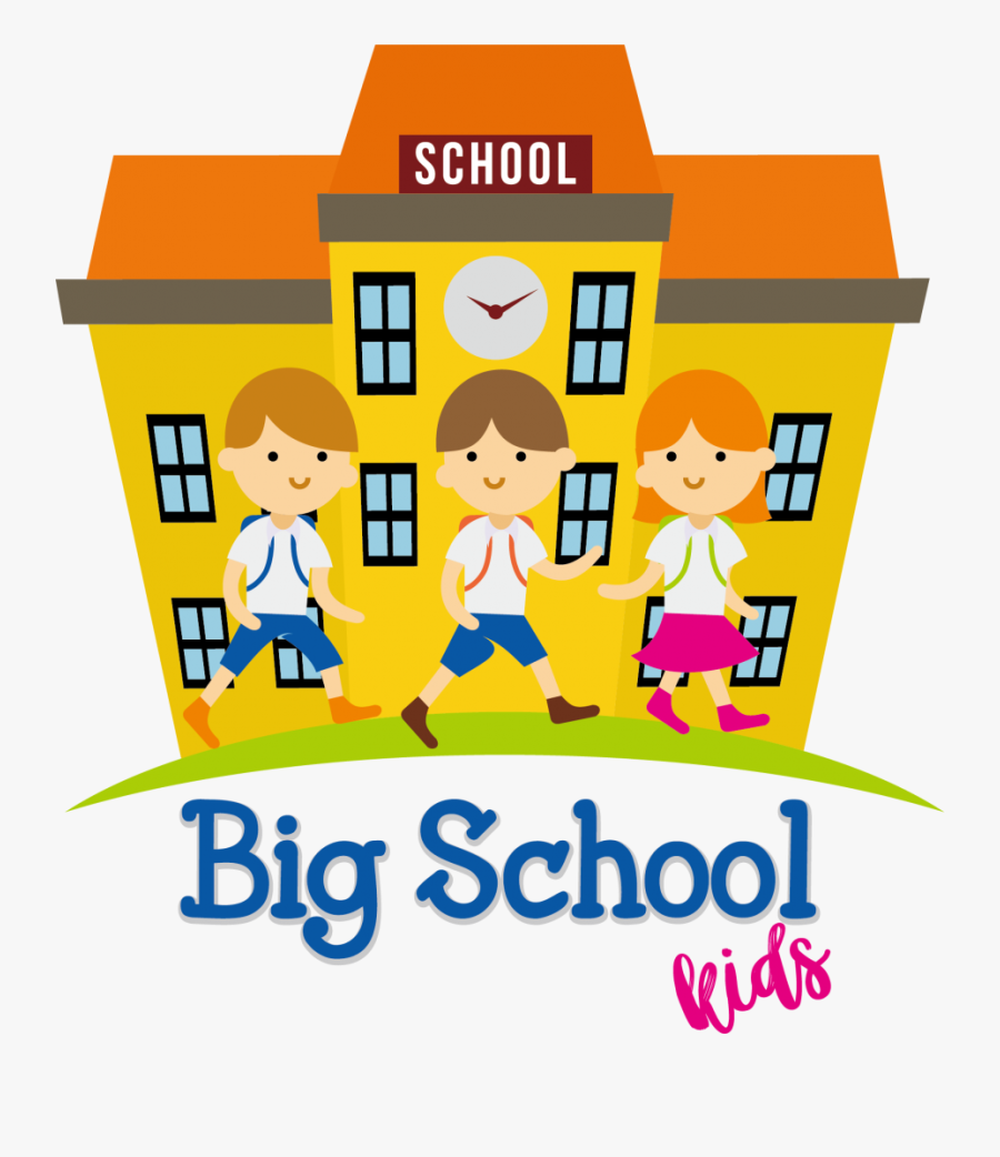 Big School Kids Logo, Transparent Clipart