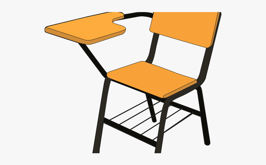 Chair In School Clip Art, Transparent Clipart