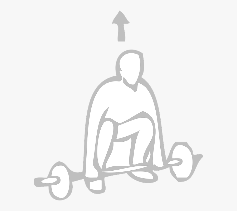 Weight, Lifting, Man, Heavy, Upwards, Grey, Gray, Lift - Transparent Png Man Lifting Weight Silhouette Png, Transparent Clipart