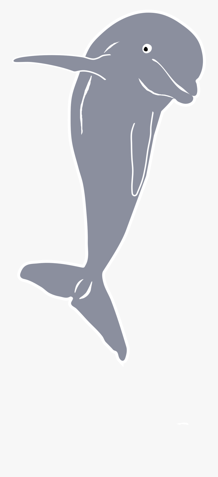 Transparent Beluga Whale Outline, Transparent Clipart