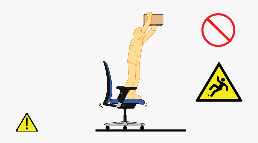 Don T Stand On Chair, Transparent Clipart