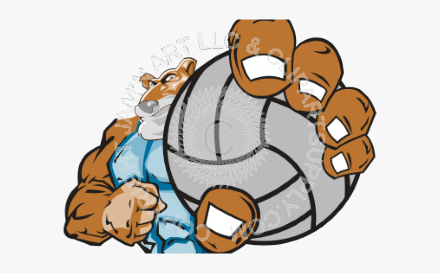 Panther Volleyball Cliparts - Rat Volleyball, Transparent Clipart