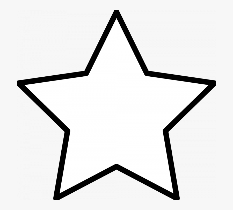 Download Star Clipart Black And White - Star Coloring Pages, Transparent Clipart