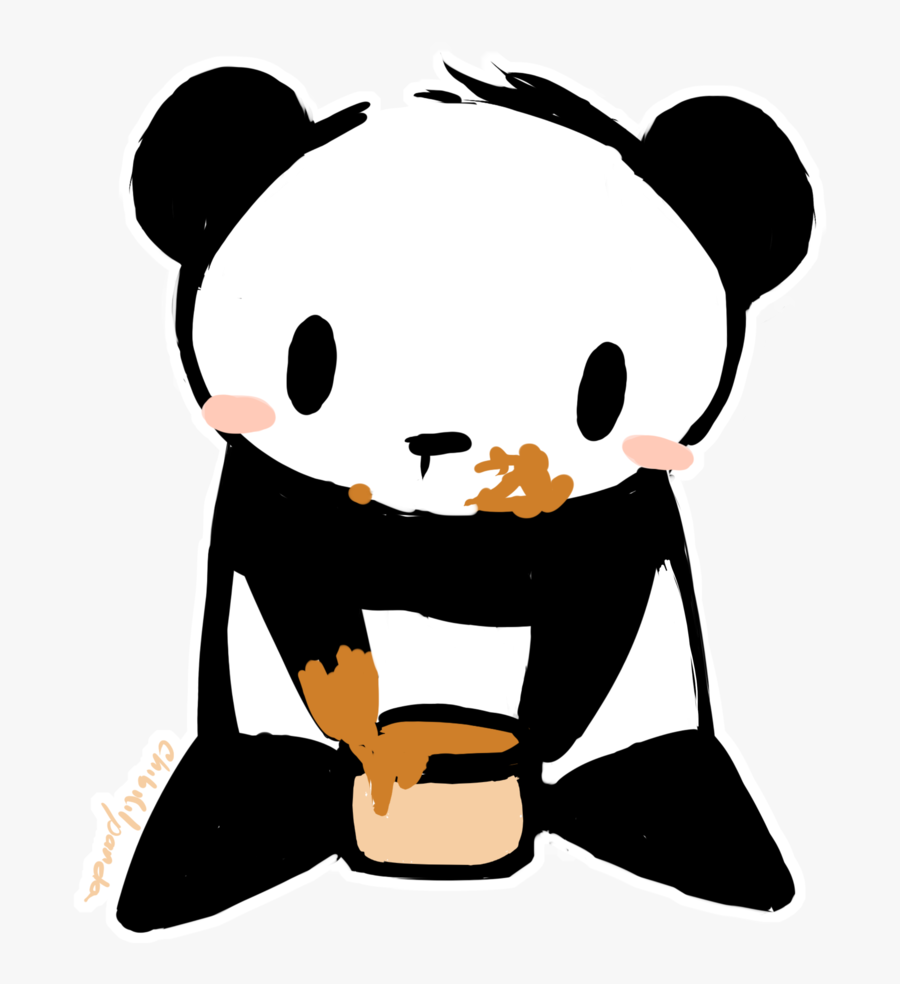 Cute Panda Anime Gif - Panda Chibi Transparent Background, Transparent Clipart