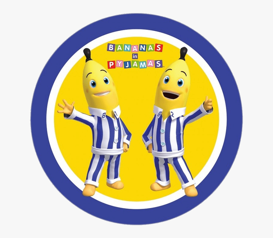 Bananas In Pyjamas Logo - Banana In Pyjamas B1, Transparent Clipart