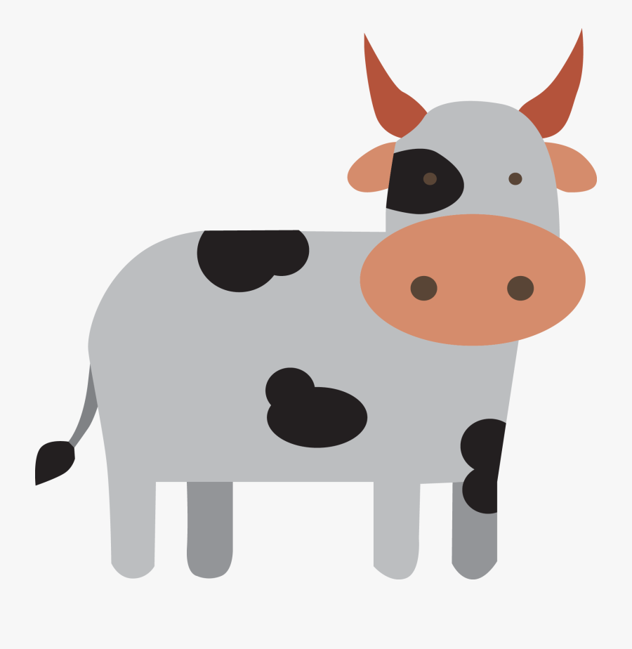 Cow Clip Art Simple - Clip Art Simple Cow , Free Transparent Clipart ...