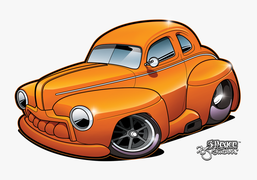 Toon Hero Image - Antique Car, Transparent Clipart