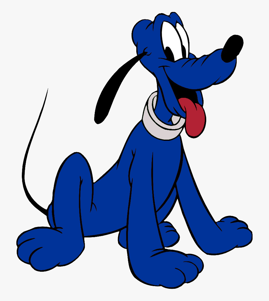 Pluto Mickey Mouse Goofy Minnie Mouse Donald Duck - Mickey Mouse Blue Dog, Transparent Clipart