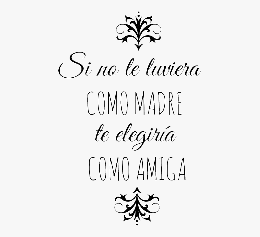 Frase Dia De La Madre Png, Transparent Clipart