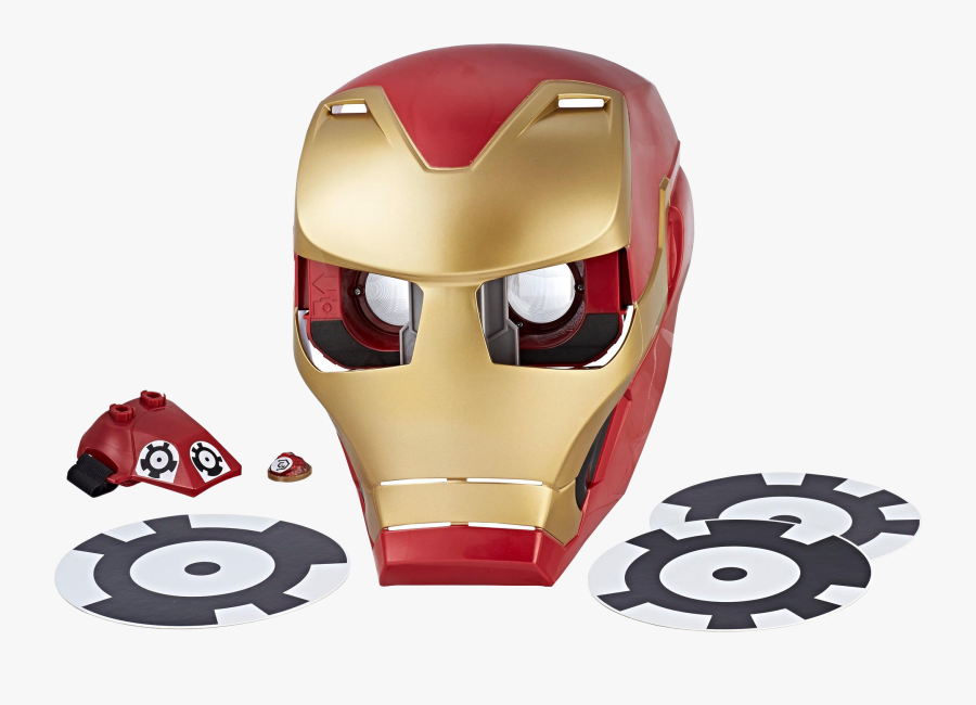 Transparent Iron Man Mask Png - Hero Vision Iron Man, Transparent Clipart