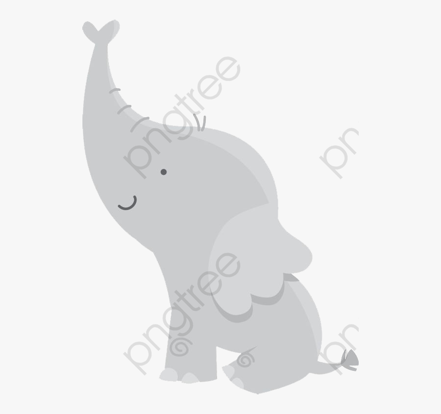 Cartoon Baby Elephant Clipart - Elephant Cartoon Transparent, Transparent Clipart