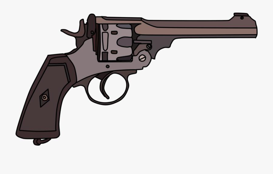 Clip Art Handgun Png For - Webley And Scott 455 , Free Transparent