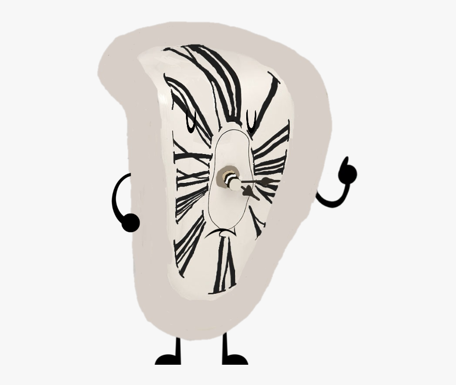 Clip Art Melting Clock Dali - Melting Clock, Transparent Clipart