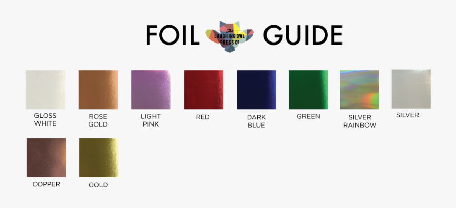 Clip Art Color Foil - Foil Colors, Transparent Clipart