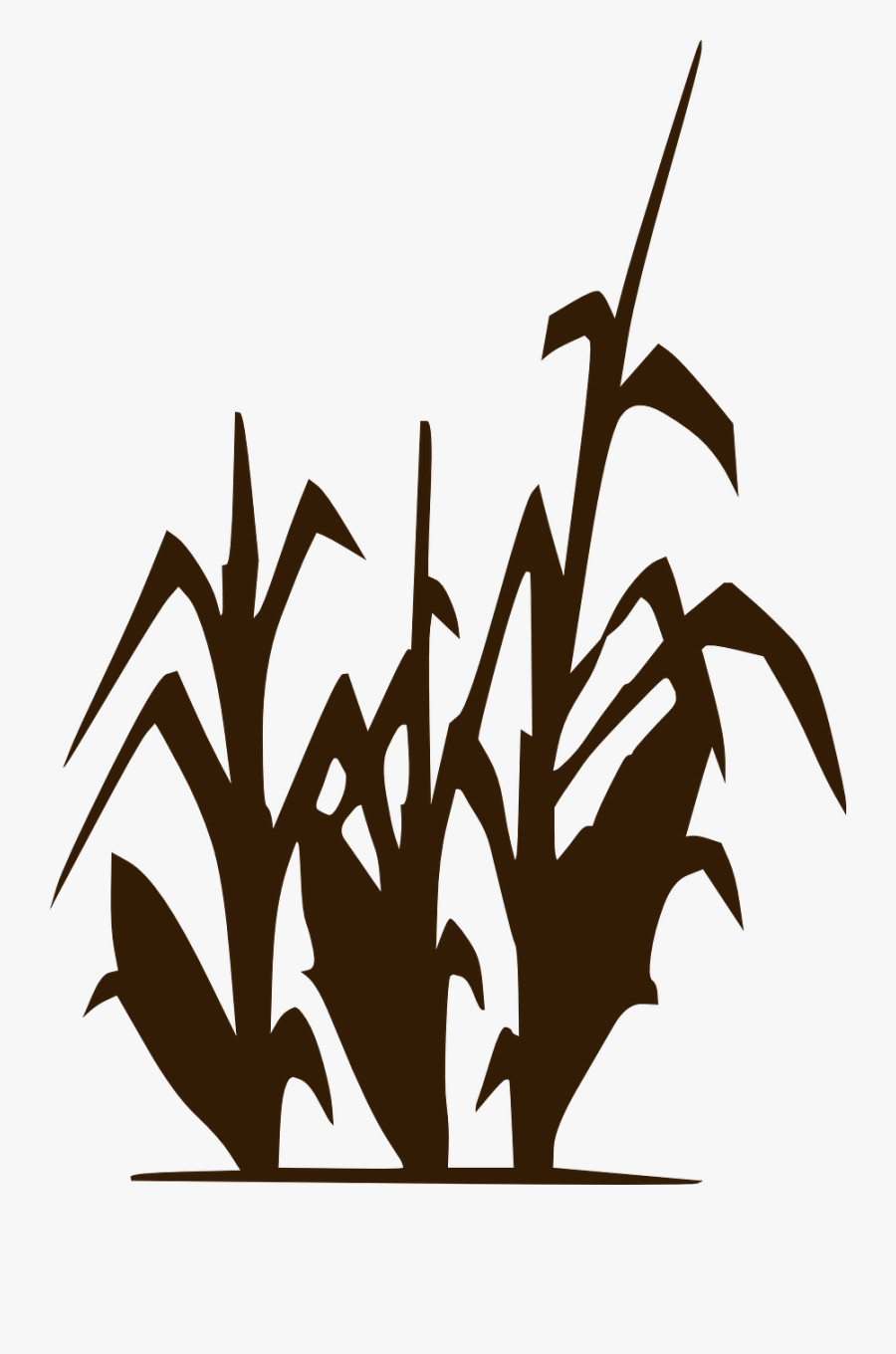 Harvest Clipart Harvest Crop - Corn Stalk Clipart Black And White, Transparent Clipart