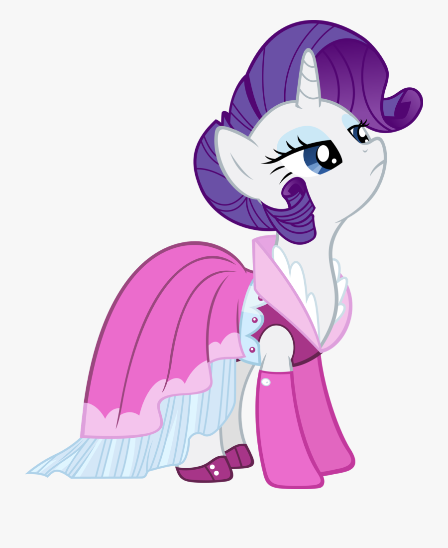 My Little Pony Rarity Dress, Transparent Clipart